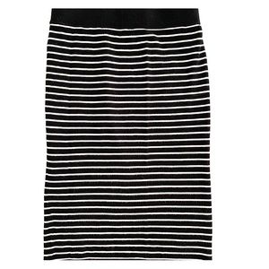 Dynamite stripped wool skirt